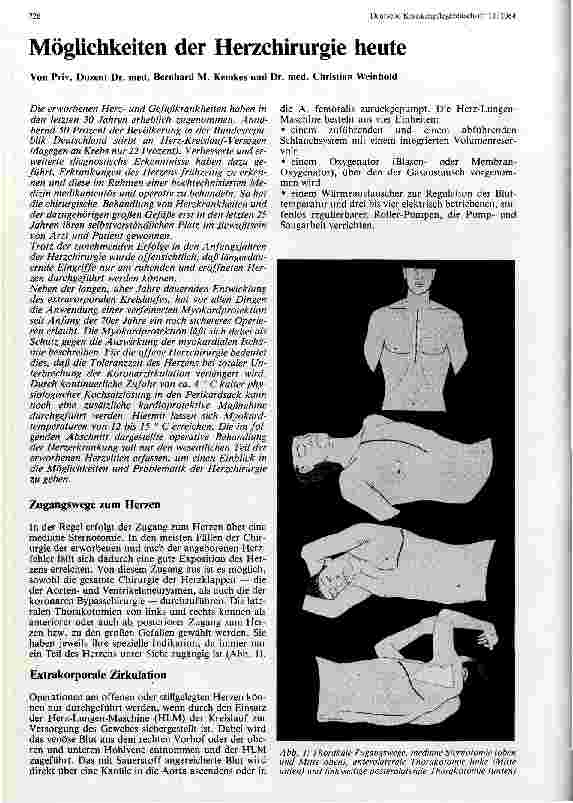 Vorschauseite 1: Möglichkeiten der Herzchirurgie heute