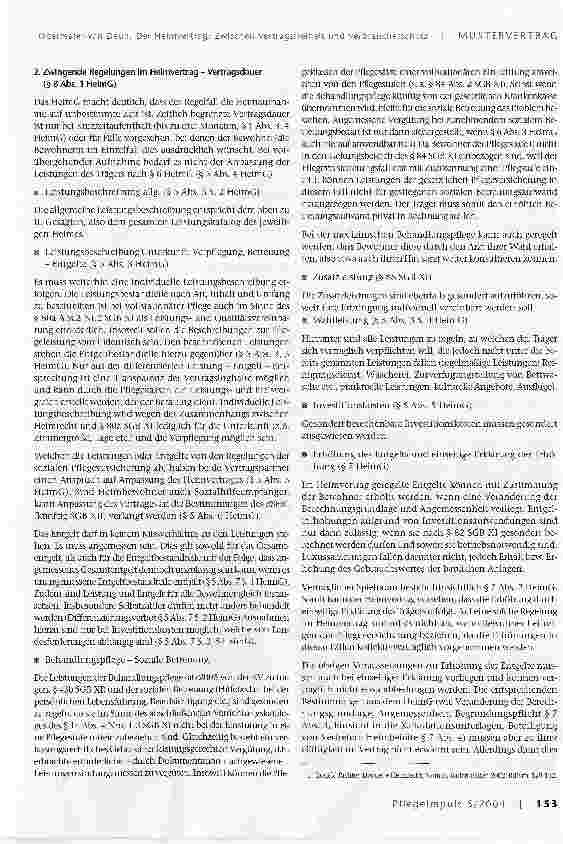 Vorschauseite 3: Der Heimvertrag: Zwischen Vertragsfreiheit und Verbraucherschutz