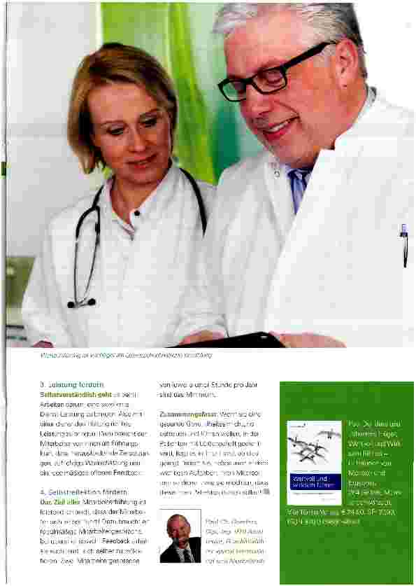 Vorschauseite 2: Diene deinen Mitarbeitern so, wie du möchtest dass sie deinen Patienten dienen