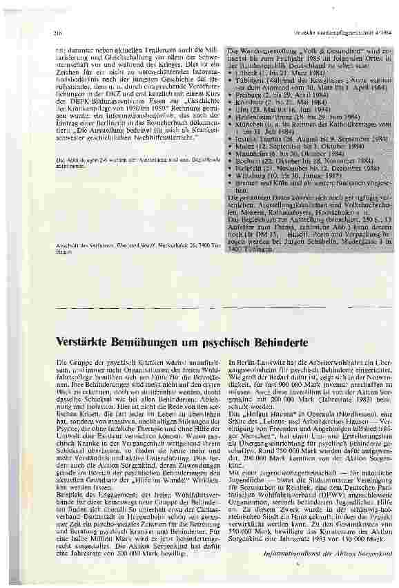 Vorschauseite 4: „Volk & Gesundheit