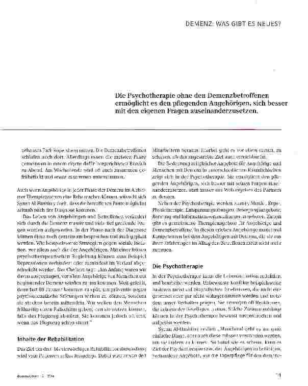 Vorschauseite 2: Eine ungewöhnliche Perspektive