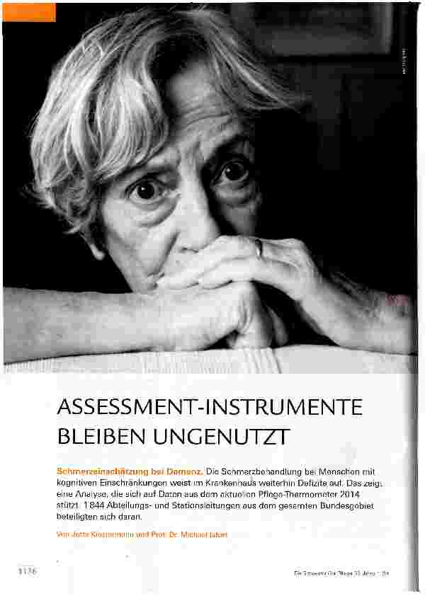 Vorschauseite 1: ASSESSMENT-INSTRUMENTE BLEIBEN UNGENUTZ