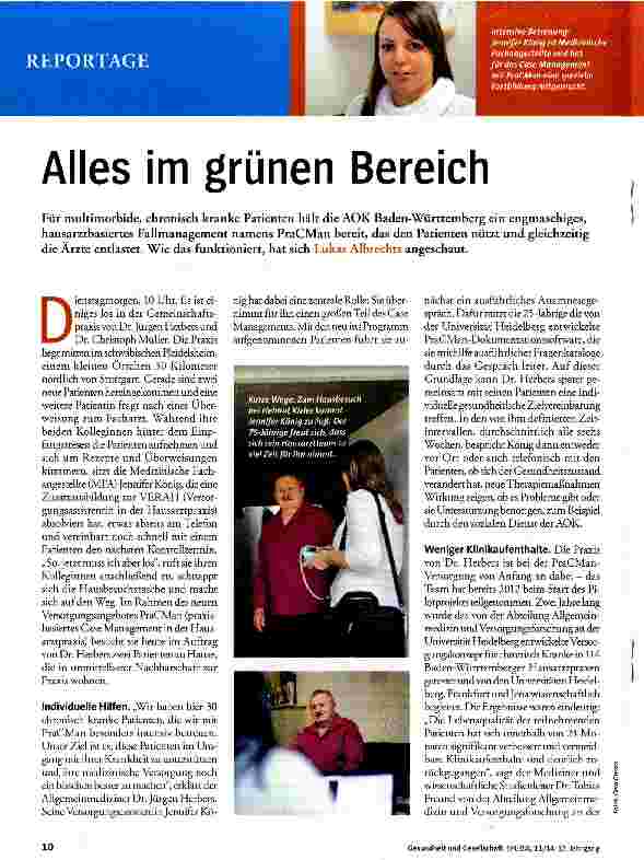 Vorschauseite 1: Alles im grünen Bereich