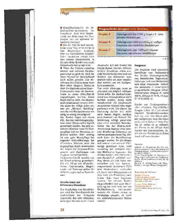 Vorschauseite 3: Pflege eines Kindes mit Ösophagusatresie