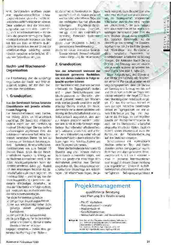 Vorschauseite 3: Intensive Nutzung der Ressource ArbeitszeitSystematische Wege zu einer zukunftsfähigen Arbeitszeit-Organisation im ärztlichen Dienst und im Funktionsdienst