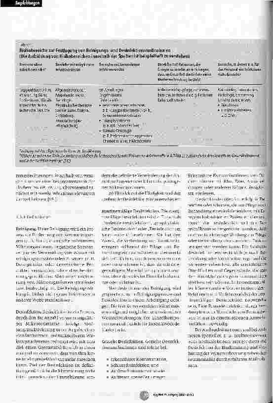 Vorschauseite 3: Anforderungen an die Hygiene bei der Reinigung und Desinfektion von Flächen