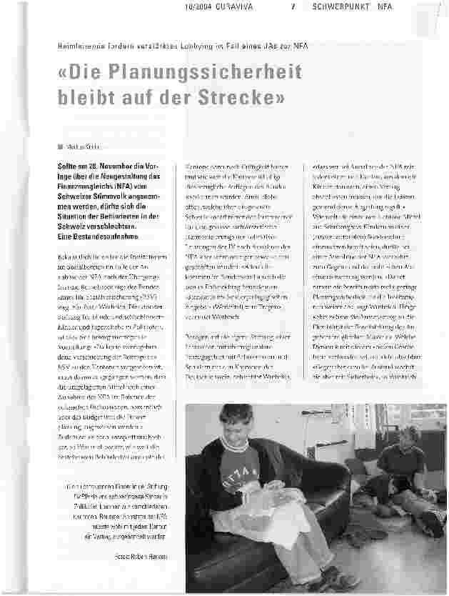 Vorschauseite 1: Die Planungssicherheit bleibt auf der Strecke