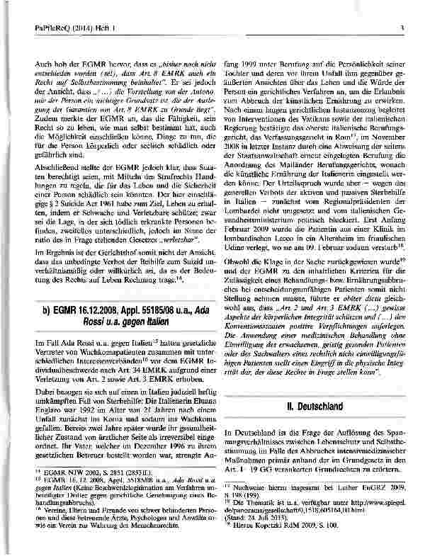 Vorschauseite 3: Der intensivmedizinische Behandlungsabbruch in den Ländern Österreich und Deutschland: Eine Bestandsaufnahme mit Blick auf das Verfassungsrecht
