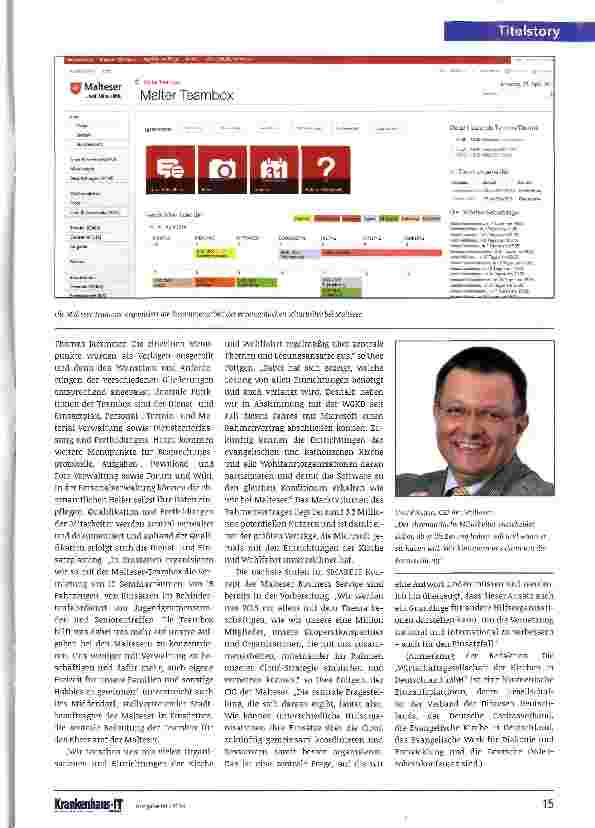 Vorschauseite 2: Die Malteser: Zusammenarbeit in der Public Cloud