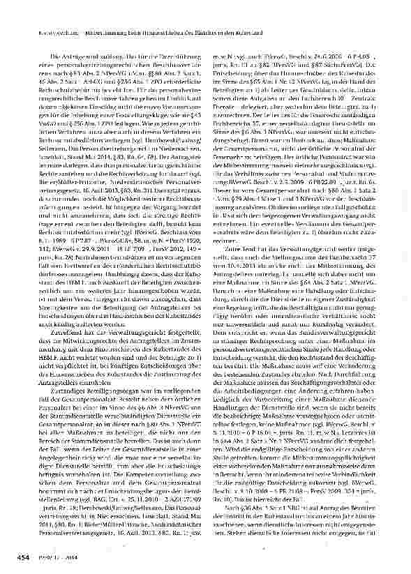 Vorschauseite 2: Mitbestimmung beim Hinausschieben des Eintritts in den Ruhestand Zum zuständigen Mitbestimmungsorgan beim Hinausschieben des Eintritts in den Ruhestand eines Beamten.