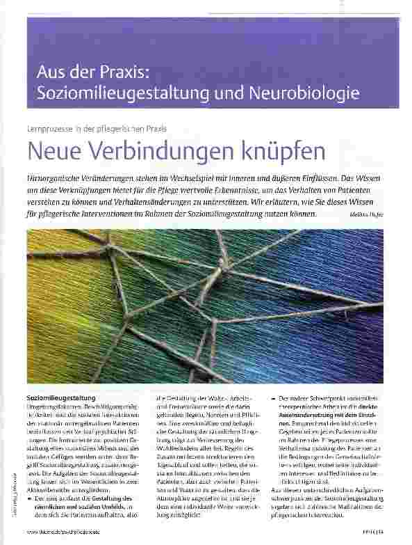 Vorschauseite 1: Neue Verbindungen knüpfen