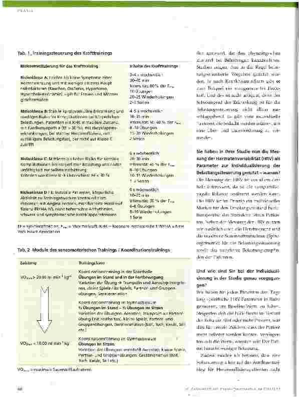 Vorschauseite 3: Herzratenvariabilität als Parameter zur Belastungs Steuerung bei Patienten mit Herzinsuffizienz
