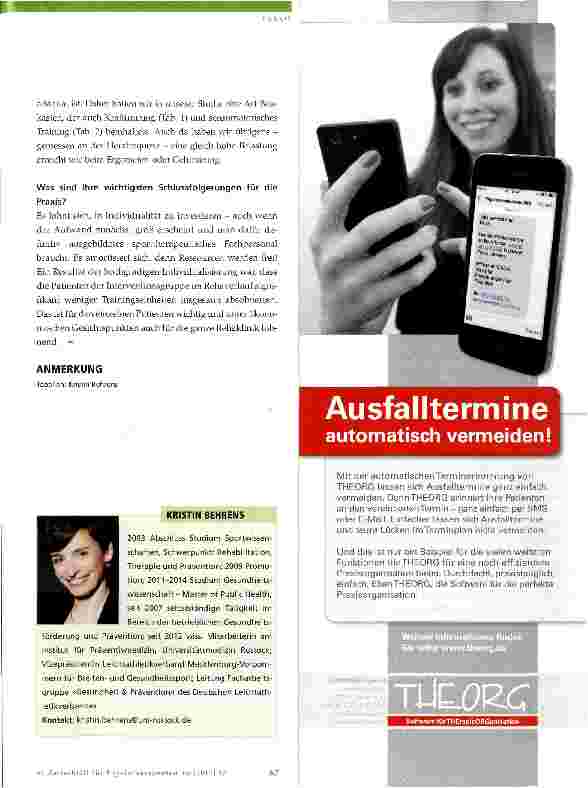 Vorschauseite 4: Herzratenvariabilität als Parameter zur Belastungs Steuerung bei Patienten mit Herzinsuffizienz