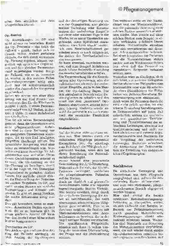 Vorschauseite 6: Ambulante Operationen Aus der Sicht der Pflege