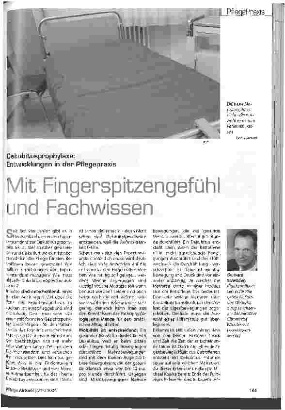 Vorschauseite 1: Mit Fingerspitzengefühl und Fachwissen