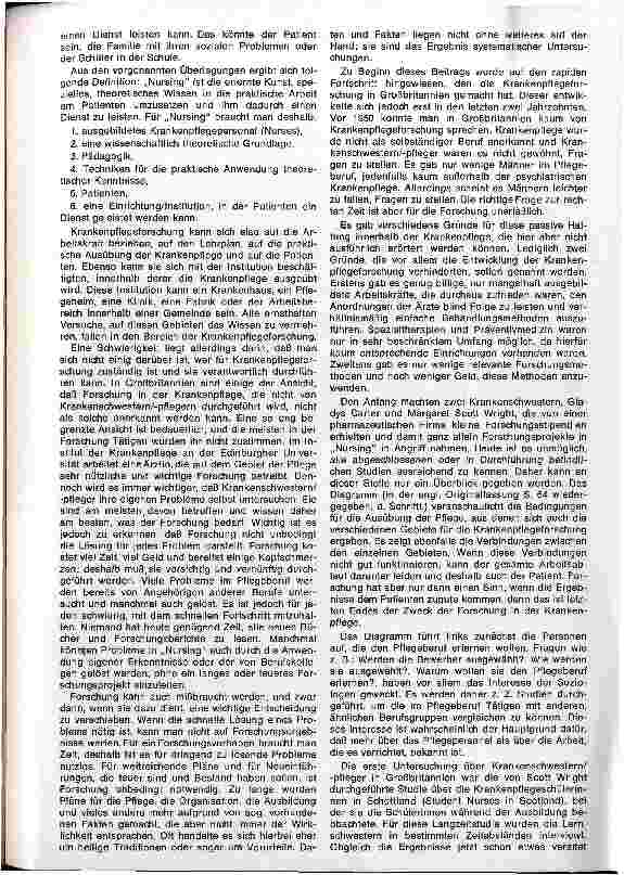 Vorschauseite 2: Forschung im Bereich der Pflege