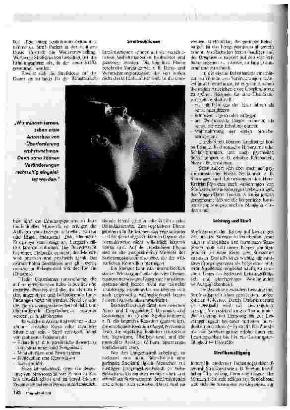 Vorschauseite 2: Streß und Streßbewältigung