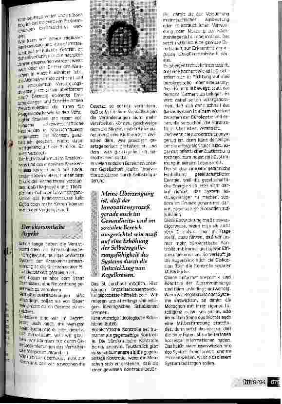 Vorschauseite 3: Das Krankenhaus, Spiegelbild der Gesellschaft Der Kampf um Verteilungsgerechtigkeit birgt viele ethische Konflikte