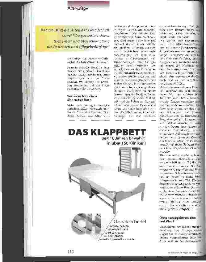 Vorschauseite 3: Der positive Sin des Alters und der Altenpflege