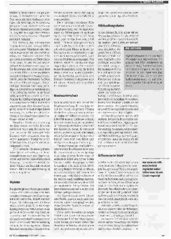Vorschauseite 2: Helfen Stillhilfen?