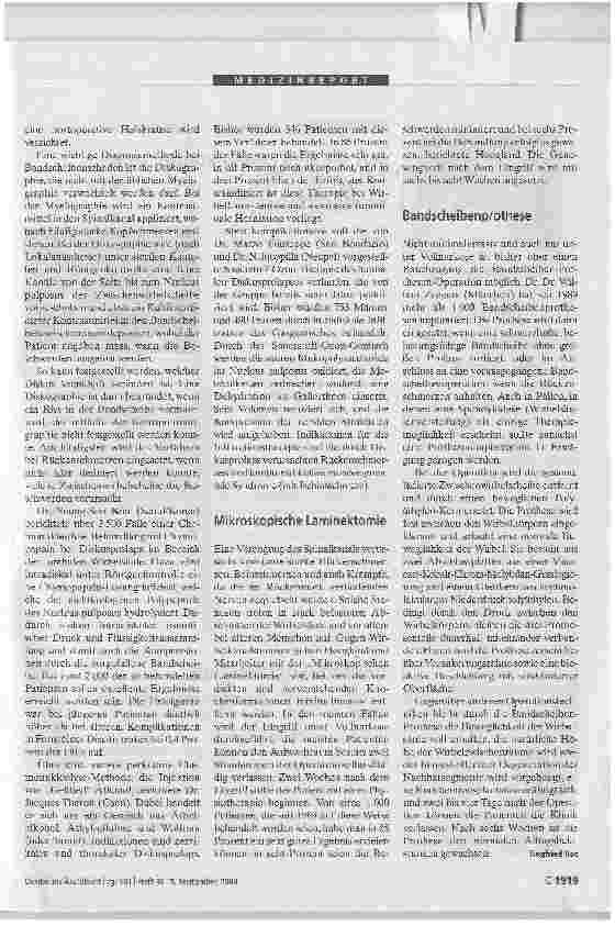 Vorschauseite 2: Schonende Eingriffe bei hoher. Präzision Wirbelsäulen-Chirurgie