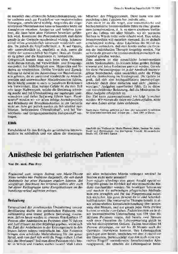 Vorschauseite 3: Chirurgische Intensivpflege bei geriatischen Patienten