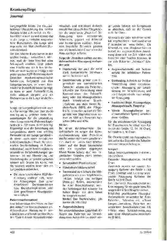 Vorschauseite 3: Pflege von Beatmungspatienten