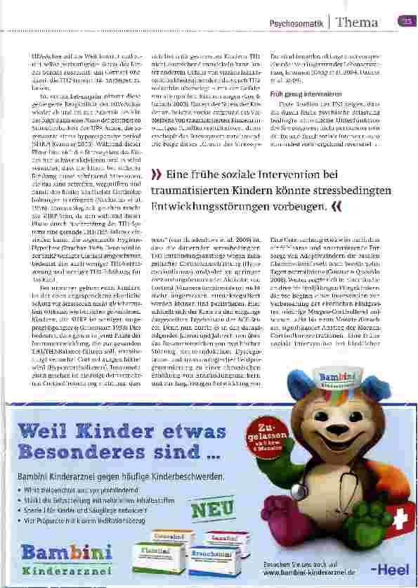 Vorschauseite 4: Früher Stress -spätere Erkrankung