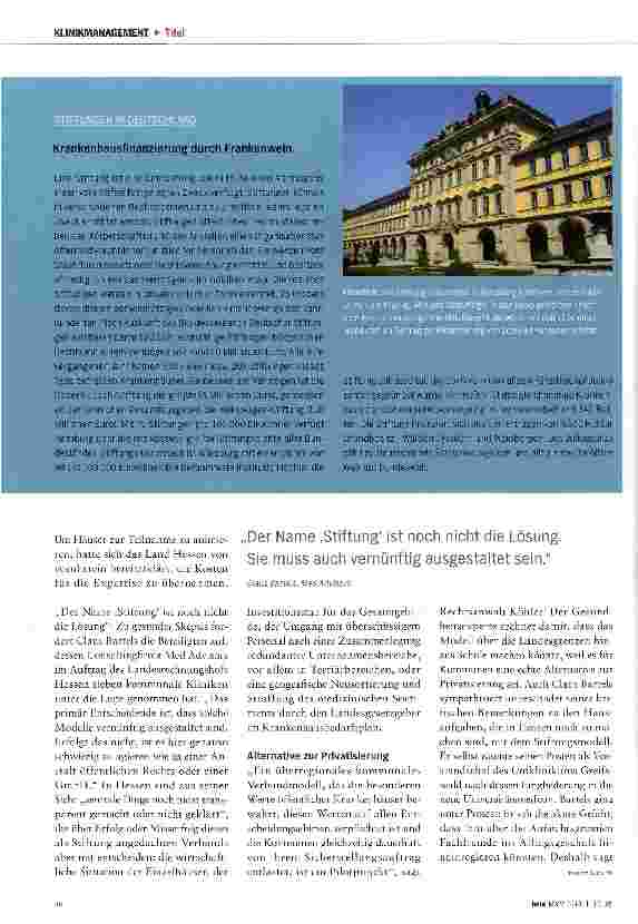 Vorschauseite 4: Renaissance der Stiftung