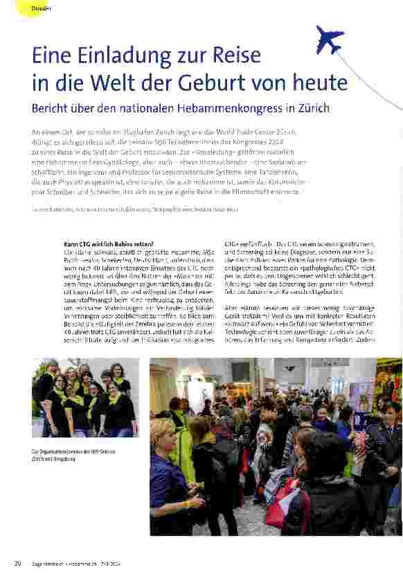 Vorschauseite 1: Eine Einladung zur Reise in die Welt der Geburt von heute