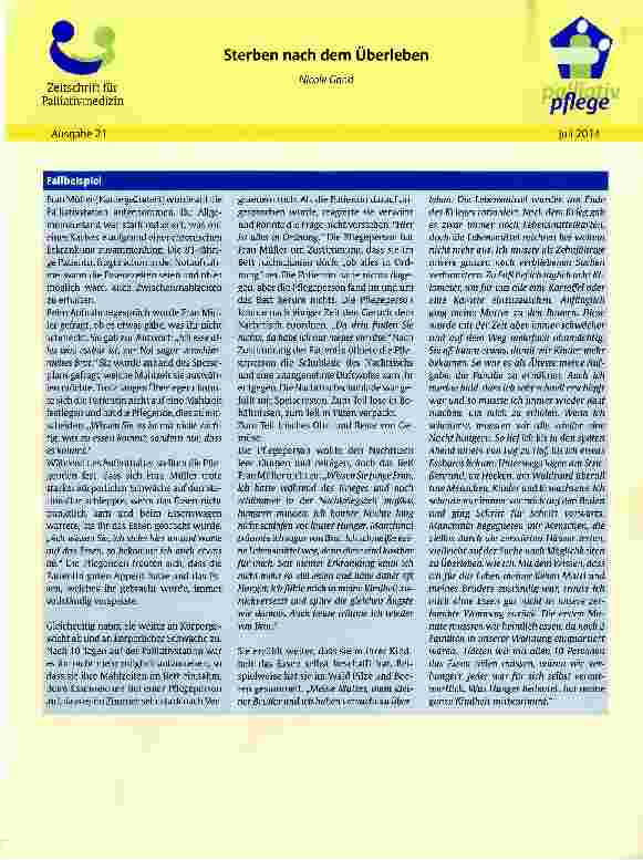 Vorschauseite 2: Sterben nach dem Überleben