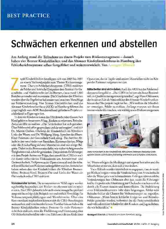 Vorschauseite 1: Schwächen erkennen und abstellen