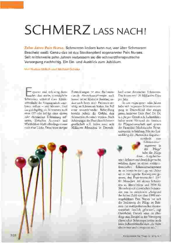 Vorschauseite 1: SCHMERZ LASS NACH!