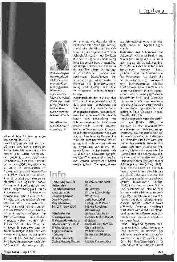 Vorschauseite 2: Schmerzmanagement - Aufgabe der Pflege