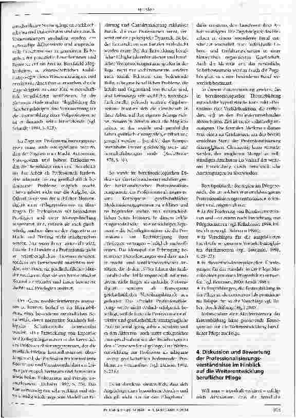 Vorschauseite 4: Zum Verhältnis von Akademisierung, Professionalisierung und Ausbildung im Kontext der Weiterentwicklung pflegerischer Berufskompetenz in Deutschland