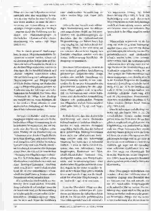 Vorschauseite 5: Zum Verhältnis von Akademisierung, Professionalisierung und Ausbildung im Kontext der Weiterentwicklung pflegerischer Berufskompetenz in Deutschland