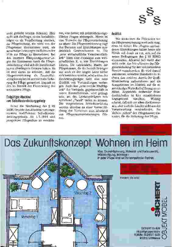 Vorschauseite 4: Pflegeversicherung und stationäre Altenhilfe