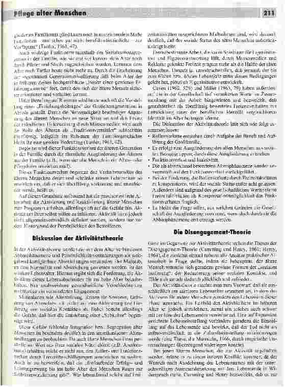 Vorschauseite 2: Altern und Alter in der gerontologischen Forschung