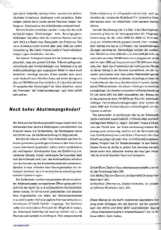 Vorschauseite 4: Das DKI-Gutachten zum EuGH-Urteil Über die Auswirkungen alternativer Arbeitszeitmodelle