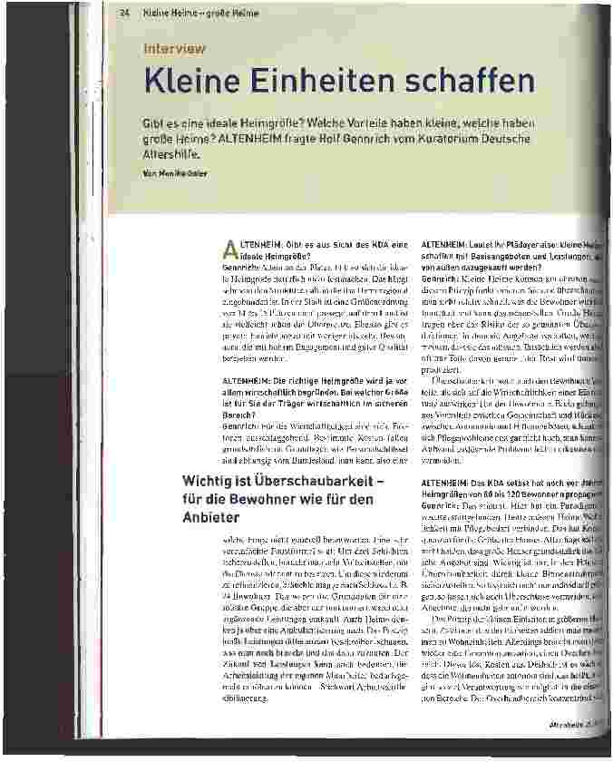 Vorschauseite 1: Kleine Einheiten schaffen