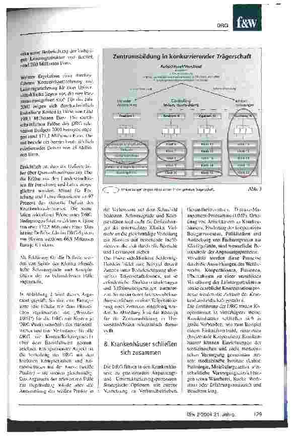 Vorschauseite 6: Auswirkungen des DRG-Systems Eine Untersuchung von zehn Themenkomplexen