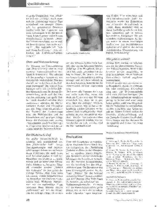 Vorschauseite 3: Das Alltägliche in Frage stellenFortbildung Diabetes mellitus in der Altenpflege