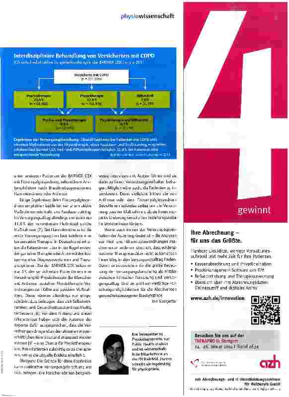 Vorschauseite 2: Versorgung in Zahlen
