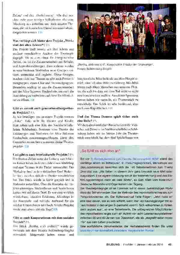 Vorschauseite 2: „Wir bringen die Leute zum Strahlen und zeigen, was in ihnen steckt