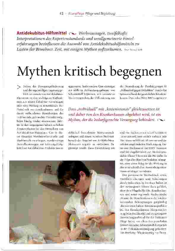 Vorschauseite 1: Mythen kritisch begegnen
