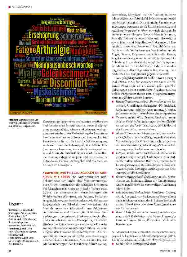 Vorschauseite 3: Symptome, Pflegediagnosen und Symptommanagement bei Menschen mit Krebs