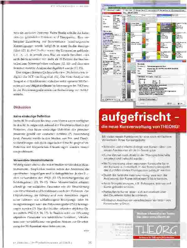 Vorschauseite 5: Körperliche Aktivität bei primärer Insomnie
