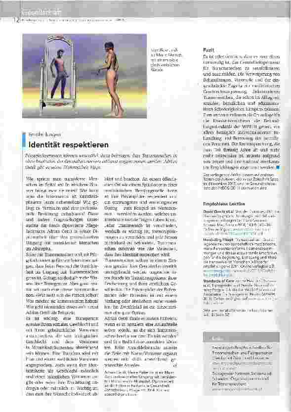 Vorschauseite 4: Die verletzliche Gesundheit der Transmenschen