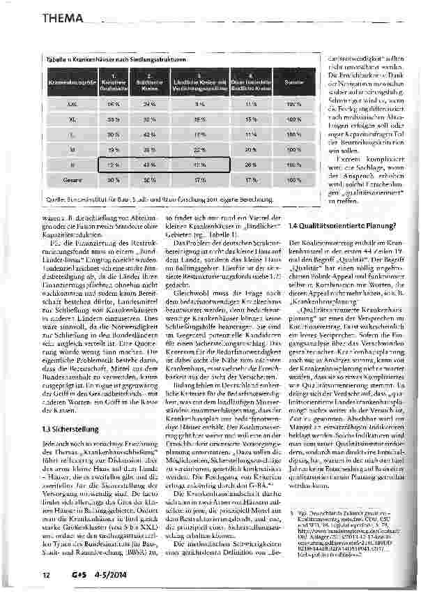 Vorschauseite 3: Strukturbereinigung und Qualitätssicherung