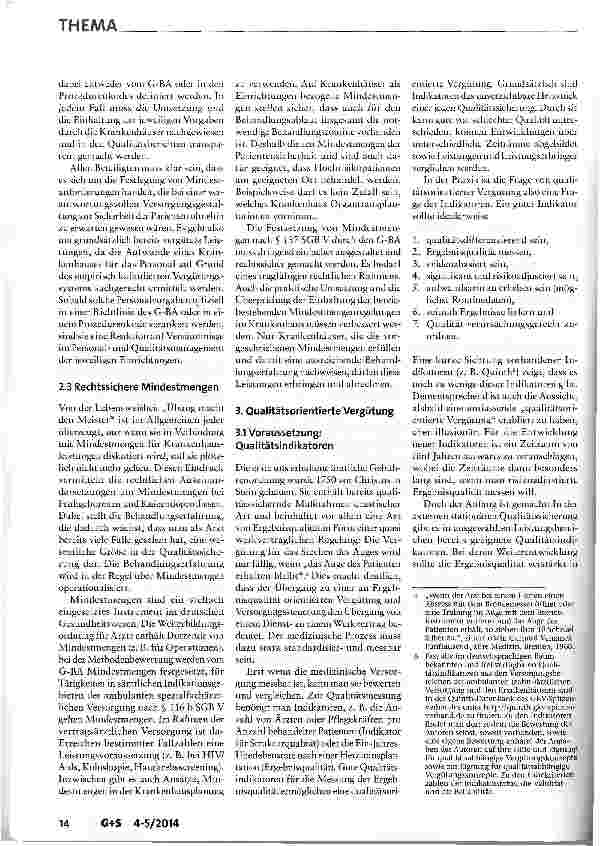 Vorschauseite 5: Strukturbereinigung und Qualitätssicherung